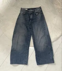 ZARA ブルーワイドデニム