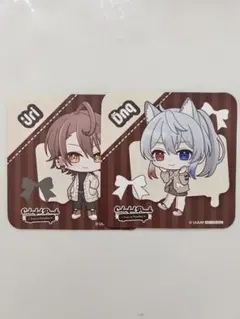 カラフルピーチ うり どぬく バレンタイン コースター 2枚セット