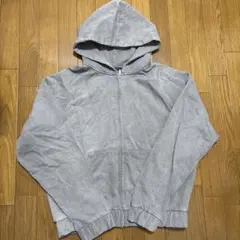ZARA ジップアップパーカー　コーデュロイ生地