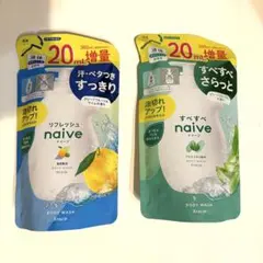 Kracie naive ボディソープ 詰替用 2種セットのサムネイル