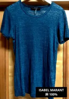 ISABEL MARANT リネン ネイビーTシャツ Mのサムネイル