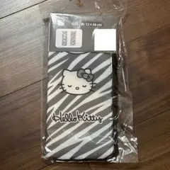 【新品未使用】ハローキティ ゼブラ柄 ヘアアイロンケース