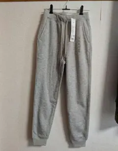 【UNIQLO】 HEATTECH ボアスウェットパンツ XS グレー
