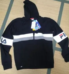 【最終値下げ！】FILA GOLF フルジップパーカー M ブラック