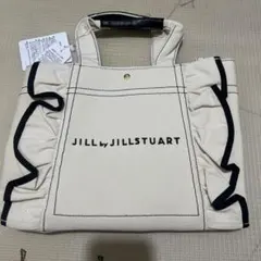 JILL by JILLSTUART フリルトートバッグ　白