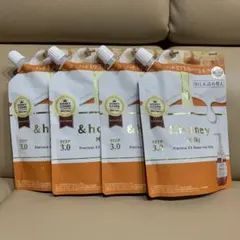 アンドハニー　ミルキー　プレシャス　EX リペア　ヘアミルク　詰め替え　４個