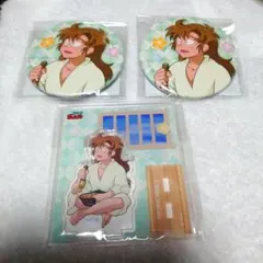 忍たま乱太郎　忍たま　同室　アクリルフィギュアスタンド　缶バッジ　善法寺伊作