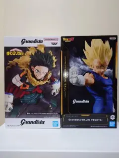 355.ドラゴンボール　ヒロアカ　グランディスタ　最新プライズ　２体セット