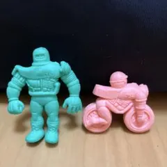 キン肉マン　キン消し　当時物　バイクマン2体セット