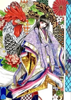 し*こ様 手描きイラスト✧原画✧彼岸花と君✧色紙✧コピック✧アナログイラスト✧男 し*こ様 手描きイラスト✧原画✧彼岸花と君✧色紙✧コピック✧アナログ