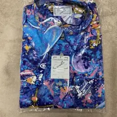 【新品　未使用】柄シャツ　宇宙　コスモ