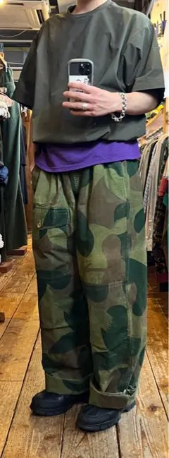 supershrubsupply ベルギーカモパンツ ベルギー軍 ブラッシュカモパンツ / Size 22 / デッドストック