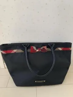 BLUE LABEL CRESTBRIDGE ブラック　トートバッグ