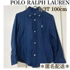 POLO RALPH LAUREN 麻シャツ 3T/100cm(size違いあり