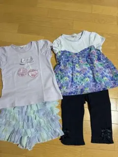 難あり　エニィファムキッズ　120cm anyFAM 半袖Tシャツ　パンツ