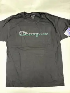【新品未使用】CHAMPIONメンズコットンTシャツL BK