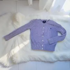 Polo Ralph Lauren 薄紫 カーディガン サイズ6