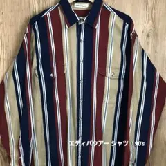 Elkborn Canvas エディバウアー　ストライプシャツ