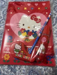 サンリオハローキティ 文房具セット　　レトロ　レア