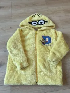 イエローミニオンフード付きパーカー