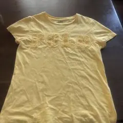 イエロー POLO 刺繍 Tシャツ　レディースxs ポロ　ラルフローレンのサムネイル