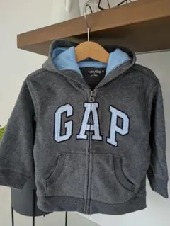 babyGap フード付きジップアップ 95cm グレー
