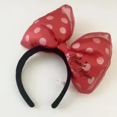 ミニーマウス リボンカチューシャ