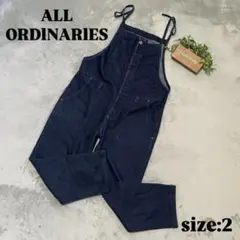 【ALL ORDINARIES】 (2) デニムオーバーオール サロペット