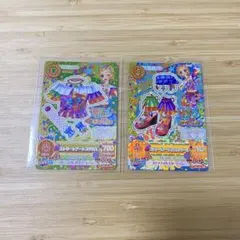アイカツカード アートストリート ブラウス ウェッジソール 新条ひなき