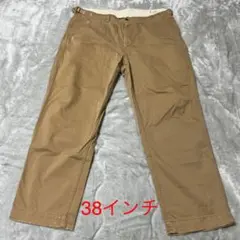 大きいサイズ美品POLOラルフローレン ヴィンテージ薄茶チノパンツ 38インチ