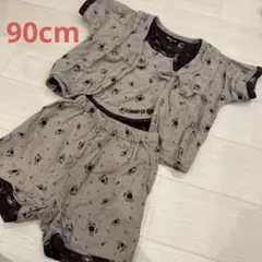 コムサ　90cm ベージュ　甚兵衛　浴衣　祭り　3点セット　男の子　女の子