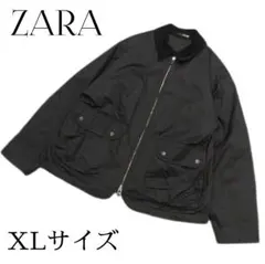 【極美品】ZARA CONTRAST COLLAR PARKA　XLサイズ
