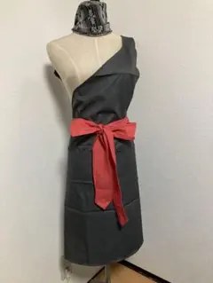 ワンショルダーエプロン（ミディ）