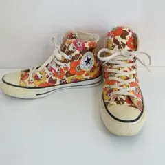 Converse ハイカット 花柄スニーカー 24.5
