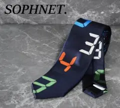 SOPHNET. x 宮島達男 ネクタイ