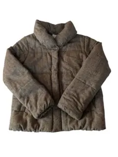 earth music & ecology ブラウン ダウンジャケット S