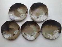 花模様 皿　5枚セット