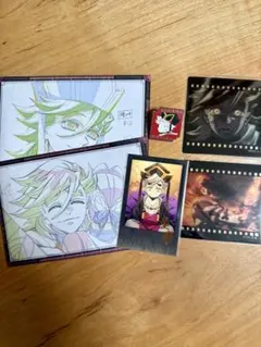 鬼滅の刃 ダイニング 童磨 猗窩座 クリアカード、ポストカード