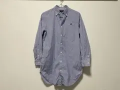 Gymphlex ジムフレックス ストライプBDロングシャツ 14 M 美品