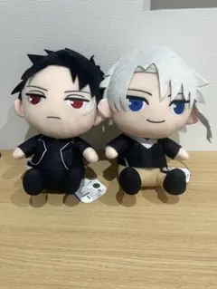 カグラバチ ぬいぐるみ おすわりBIGぬいぐるみ 六平千鉱 漣伯理 2個