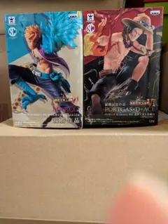 航海王 造型王頂上決戰 艾斯 瑪可洛 套組