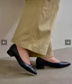 LE TALON French gather flat shoes - メルカリ