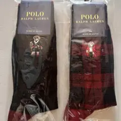 ラスト1セットPOLO RALPH LAUREN ポロベア ソックス 2足セット