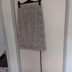 LOVE BODY ベージュ レース タイトスカート