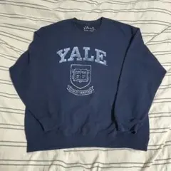 Yale クルーネックスウェット ネイビー
