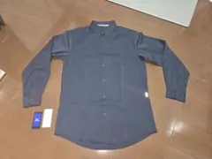 MIZUNO ミズノ ワークシャツ ストレッチ 長袖シャツ 2XL ネイビー