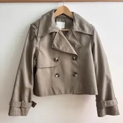 H&M ベージュ ダブルブレスト ジャケットS