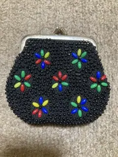 昭和レトロ　がま口　ビーズ