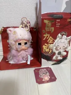 POP MART 馬力全開 ぬいぐるみペンダント クライベイビー　CRYBABY