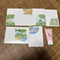 ポケモン 50円切手付絵葉書　5枚と プリン デイリーモイスチャーシャンプー